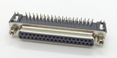 37P彎腳母頭 DB37 / DR37 / 37針 RS232串口90度彎腳(5個含稅價)【佑齊企業 iCmore】