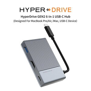 強強滾p-HyperDrive GEN2 6-in-1 USB-C hub