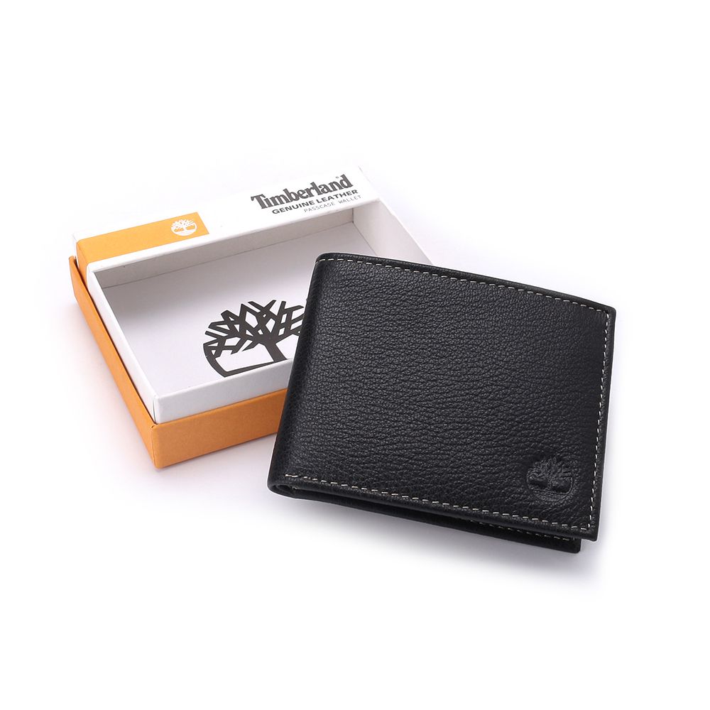 TIMBERLAND 短夾 黑 A27HZ001