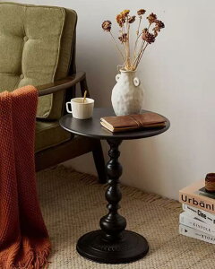 美式復古客廳邊幾沙發邊櫃輕奢小茶幾創意床頭櫃小戶型角幾小圓桌