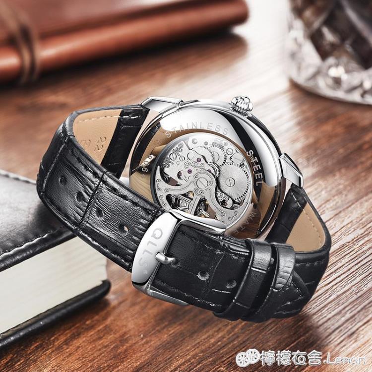 年新款瑞士手錶男士機械錶全自動鏤空防水陀飛輪學生男錶