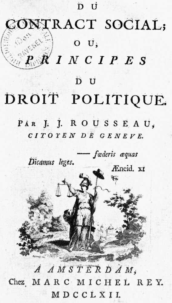jean jacques rousseau the social contract and the discourses