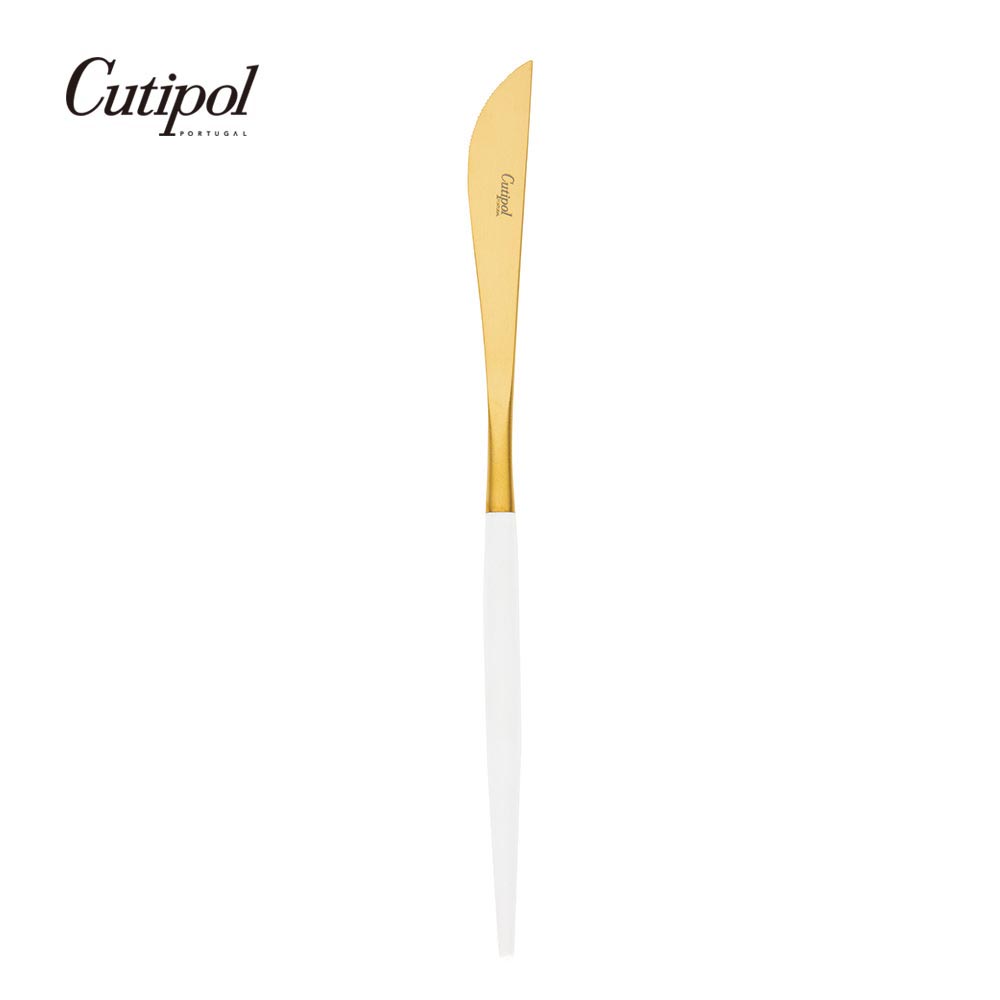 葡萄牙 Cutipol MIO系列個人餐具-21.5cm主餐刀 (白金)