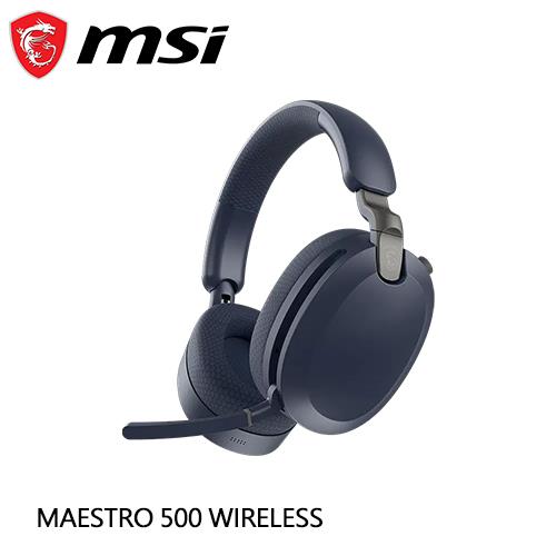 MSI 微星 MAESTRO 500 WIRELESS ANC三模無線降噪耳機 NAVY