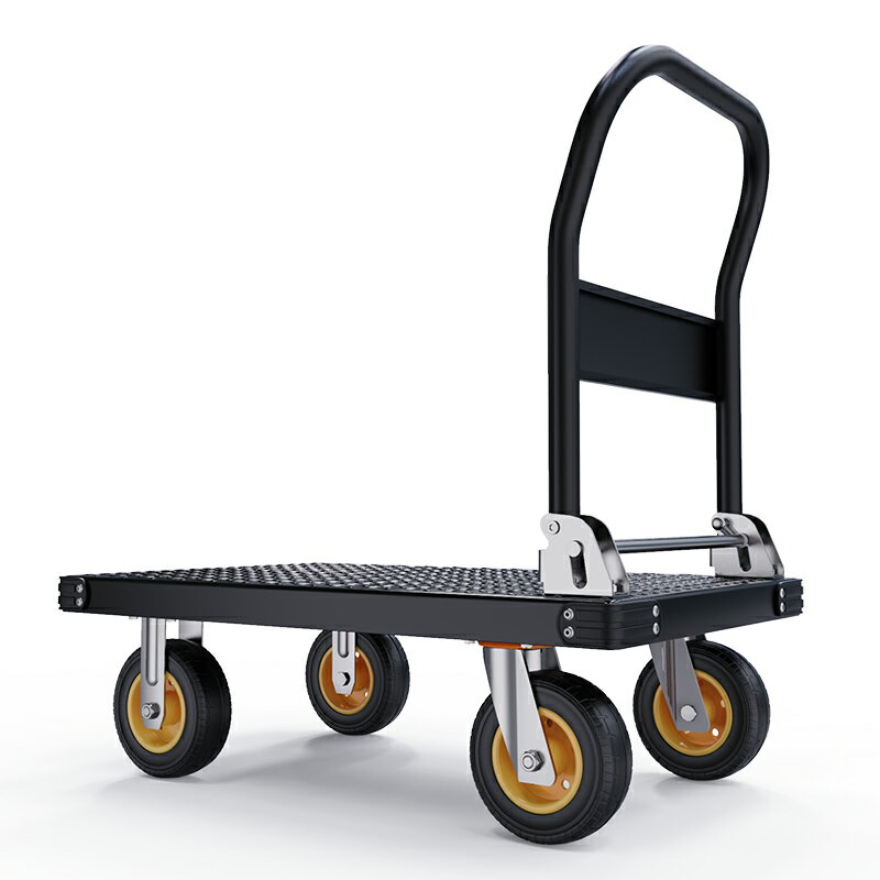 小推車拉貨搬運車小拉車平板車可折疊便攜手推車手拉拖車