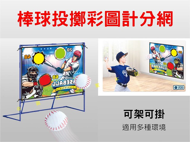 @貨比三家不吃虧@棒球投擲彩圖計分網 戶外投擲架 運動休閒 親子互動 團康 棒球 沙包投擲 投球訓練 運動器材 樂樂棒 2