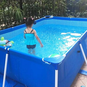 充氣泳池 大型游泳池家用成人游泳池超大號加厚支架水池嬰兒充氣兒童游泳池