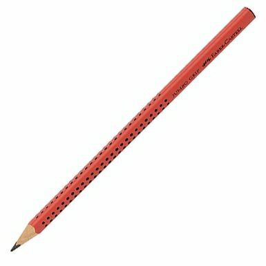 Faber-Castell GRIP 2001 鉛筆紅桿12支入【領券滿額再折千6/30止】