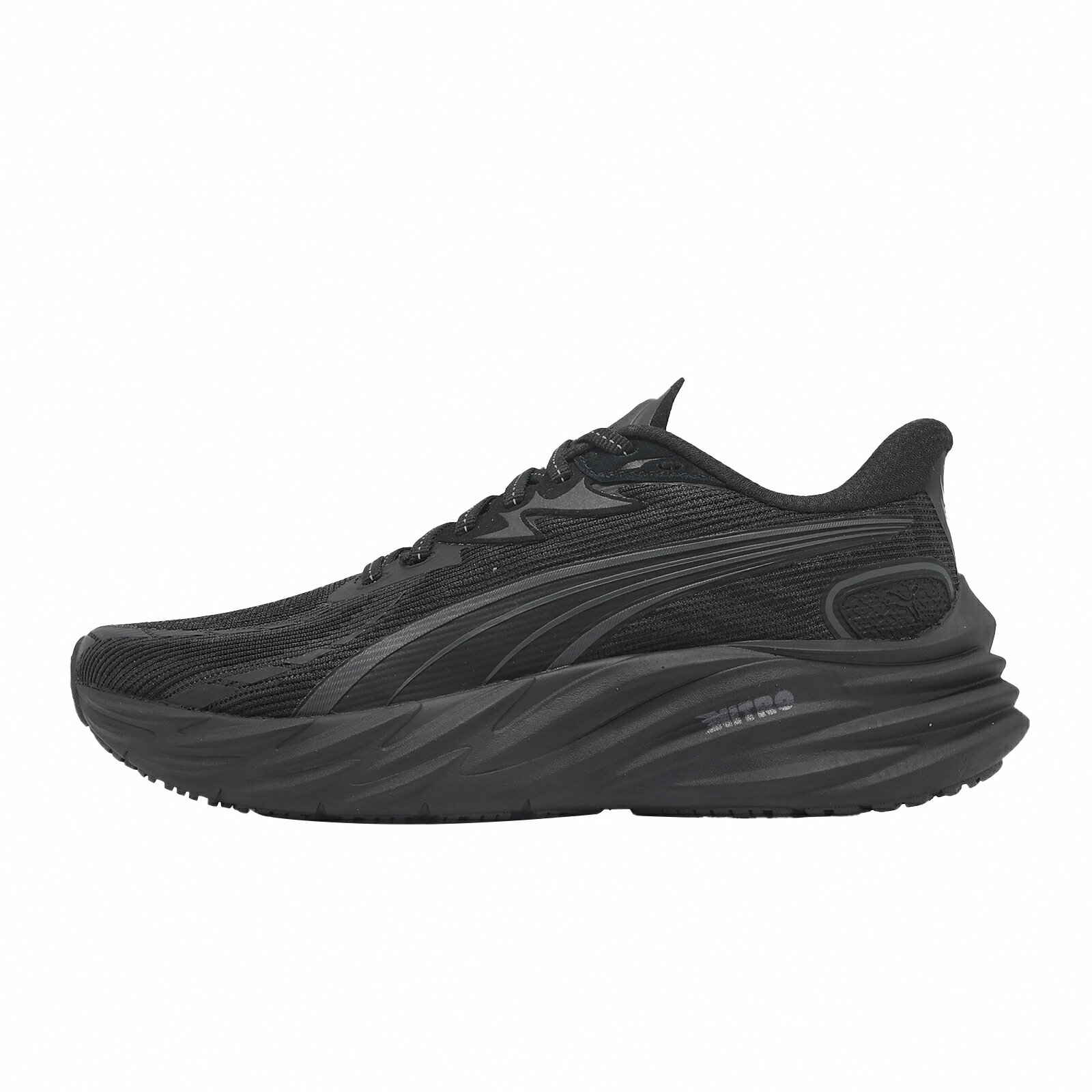 Puma 慢跑鞋 Velocity Nitro 4 女鞋 寬楦 黑 氮氣中底 運動鞋