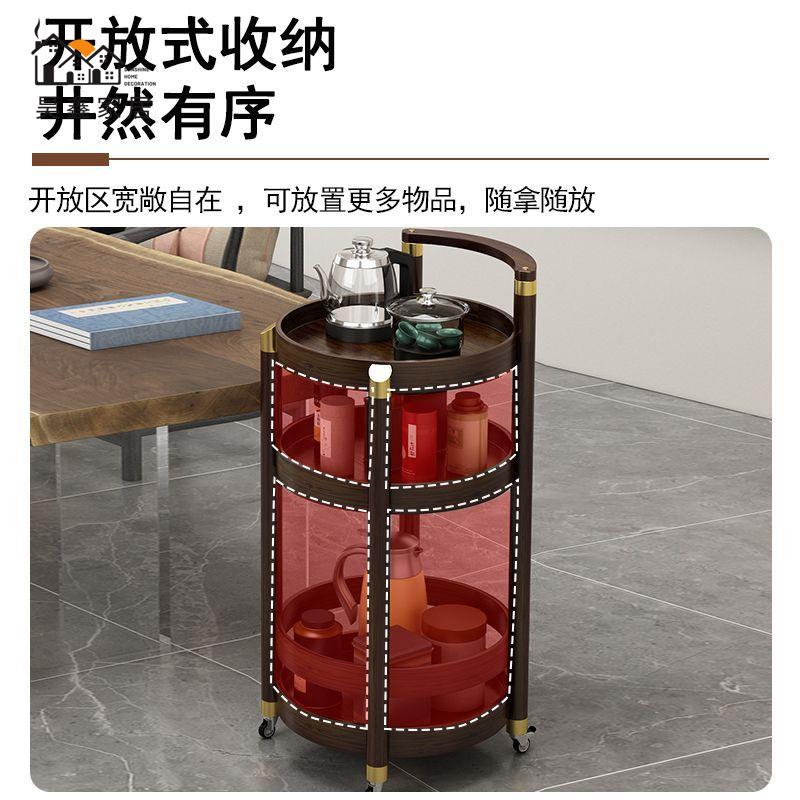 免運 麻將桌邊幾 茶几 邊桌 家用客廳沙發邊幾圓形茶幾棋牌室麻將角幾茶水架可移動推車置物架工廠直銷 店長推薦/特惠 全館折扣 售後保障 hh5318