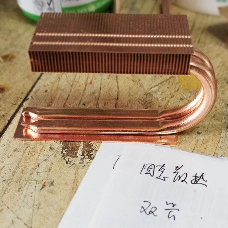 【川澤百貨】M.2固態硬碟散熱器導熱管nvme硬碟2280 22110 m2銅熱管散熱片
