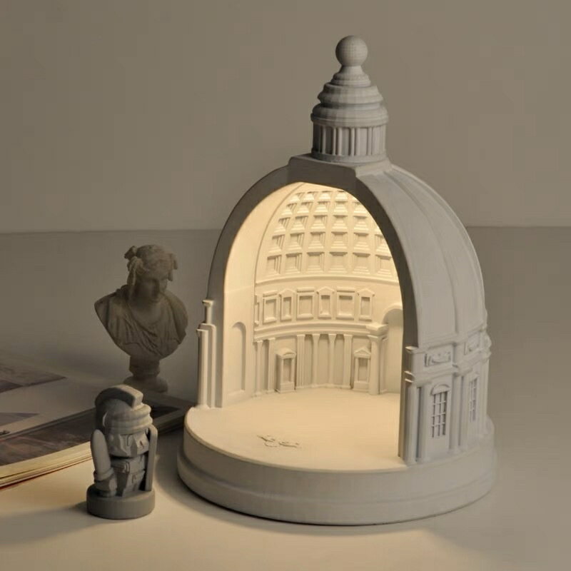 4款🇮🇹 羅馬萬神殿 布達佩斯蠟燭燈 融燭燈 眾神殿 羅馬古建築設計 小夜燈