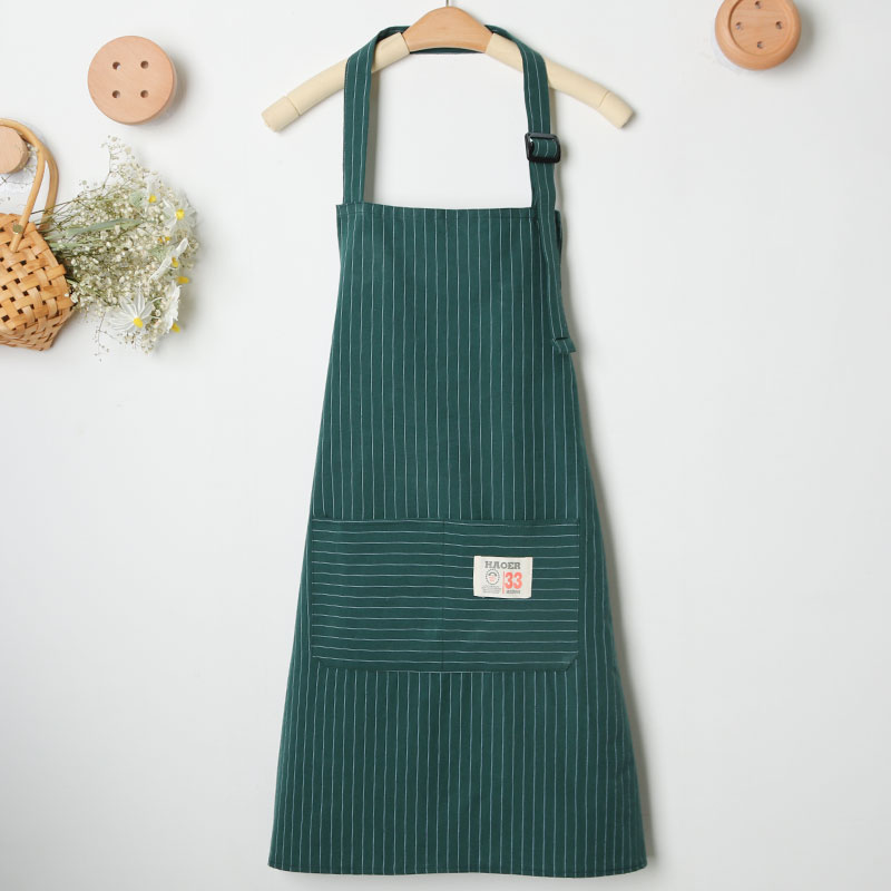 圍裙 烘焙圍裙 棉布圍裙女夏季家用薄款透氣工作服男廚房做飯圍腰小清新2021新款『cyd5660』