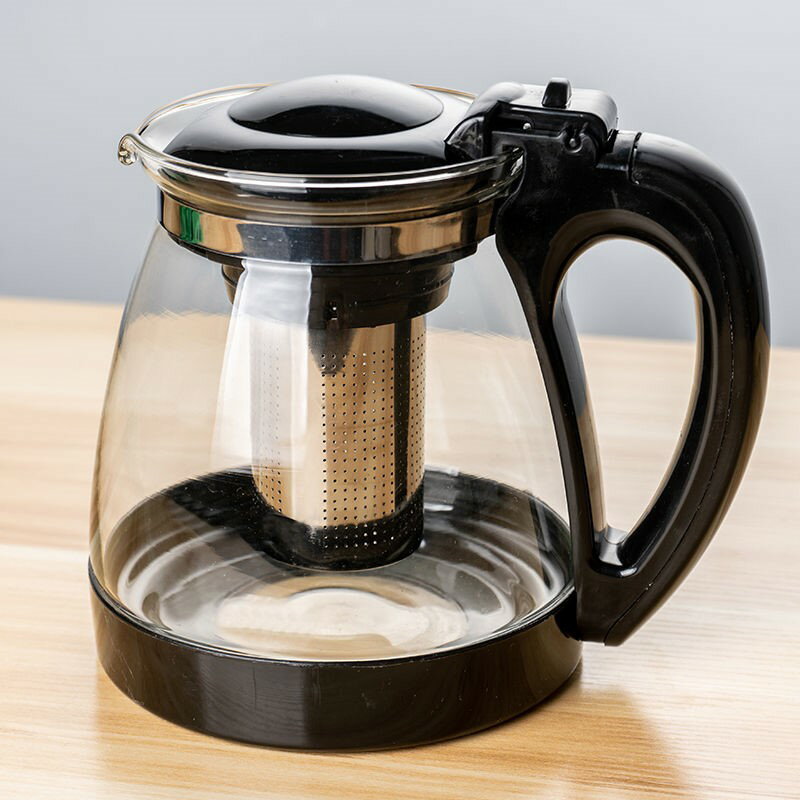 1000/2000ML茶壺 玻璃耐高溫泡茶壺單壺大容量茶具花茶壺水壺套裝