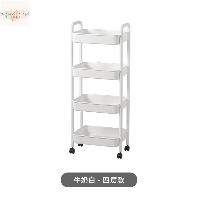 可移動置物架落地臥室床頭架子