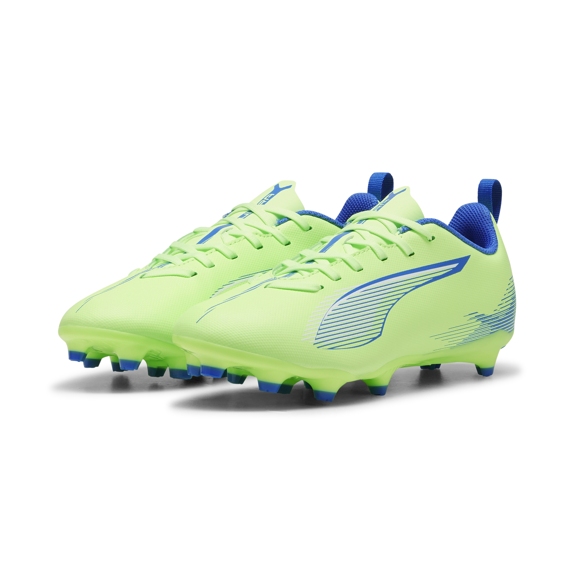 PUMA ULTRA 5 PLAY FG/AG Jr 兒童釘鞋 蘋果綠 草地足球 大釘 10769503【樂買網】