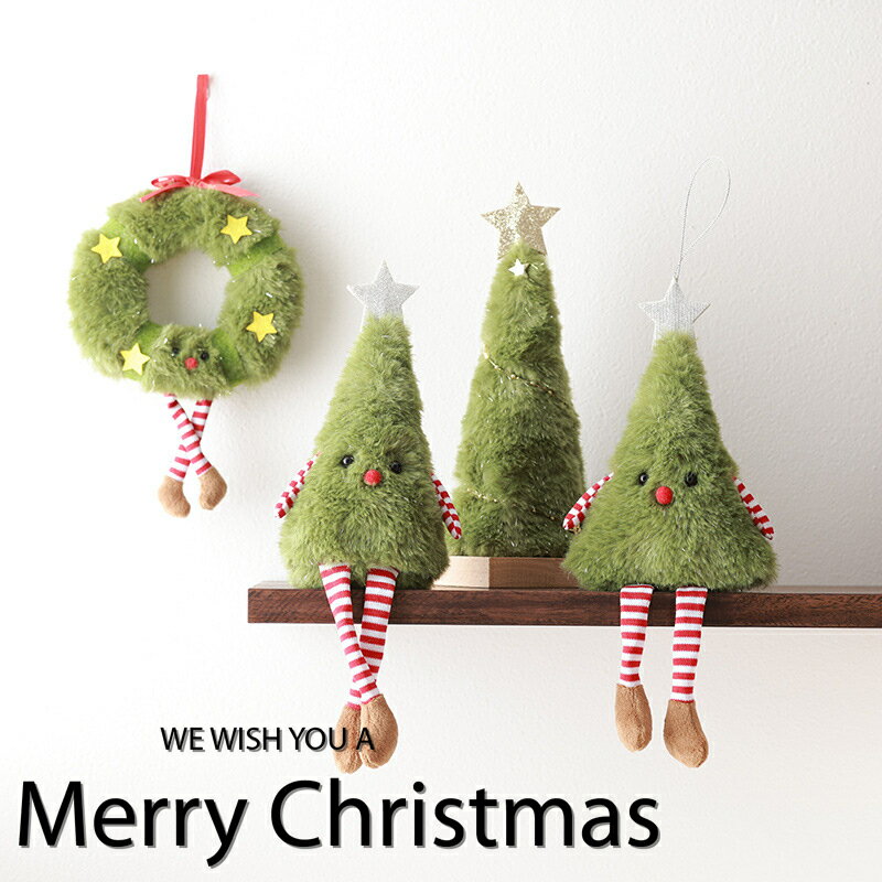 聖誕節裝飾品花環精靈聖誕樹裝飾掛件布藝姜餅人娃娃汽車掛件禮物【淘夢屋】