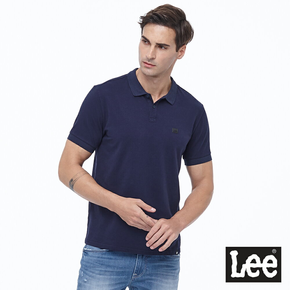 Lee 小Logo短袖POLO衫男款丈青| Lee Jeans tw直營店| 樂天市場Rakuten