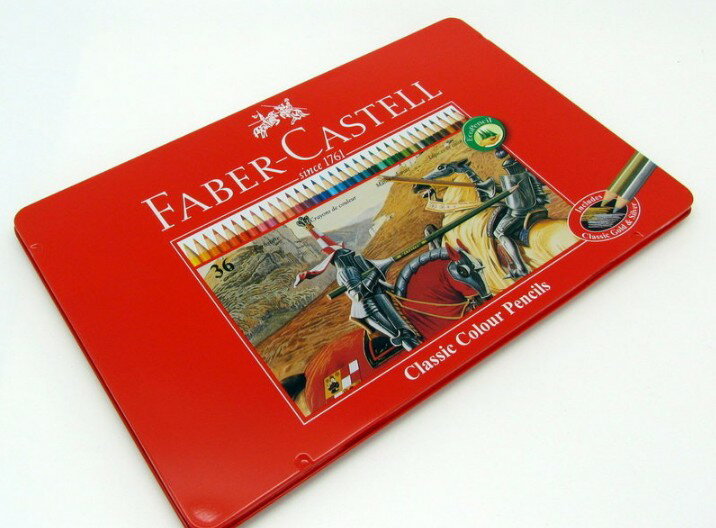 Faber-Castell 輝柏 36色油性彩色鉛筆 (鐵盒裝)#115846