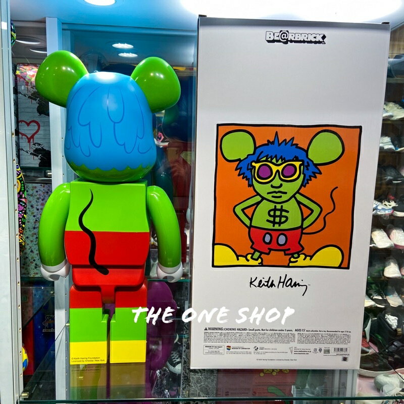 BE@RBRICK Andy Mouse 400% (Keith Haring)