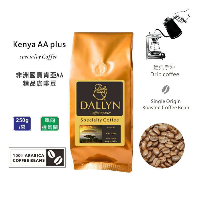肯亞AA Kenya AA (250公克/包) | 世界嚴選莊園咖啡豆