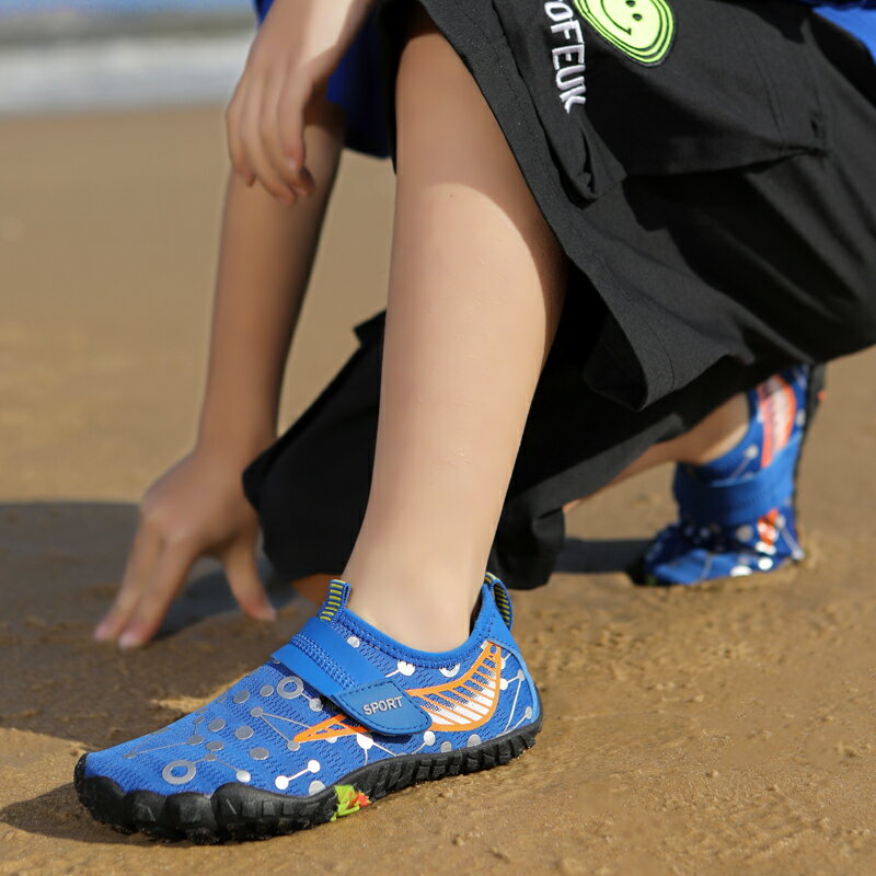 【免運】可開發票 夏季兒童沙灘鞋女童男童防滑溯溪鞋中大童戶外涉水鞋速干游泳鞋子