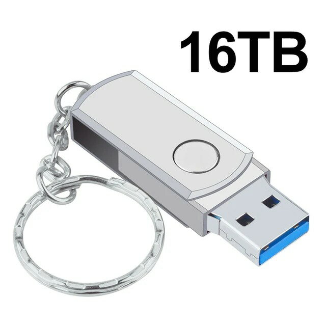 【日本代購-現貨】全新 USB 3.0 Pendrive 高速筆電碟 16TB 金屬 Cle USB 隨身碟 ( 另有 4TB 8TB) 隨身碟 SSD Memoria USB 免運
