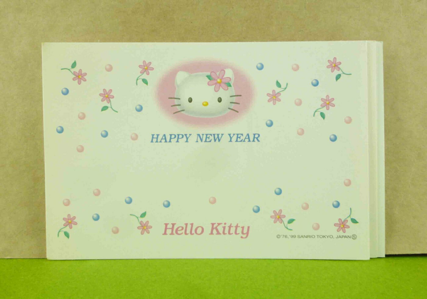 【震撼精品百貨】Hello Kitty 凱蒂貓 3入明信片-粉小花 震撼日式精品百貨
