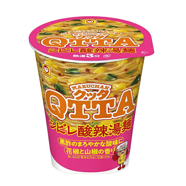 【江戶物語】TOYO 東洋水產 QTTA 麻辣酸辣湯麵 杯麵 76g 花椒 山椒風味 拉麵 泡麵 宵夜 日本原裝進口