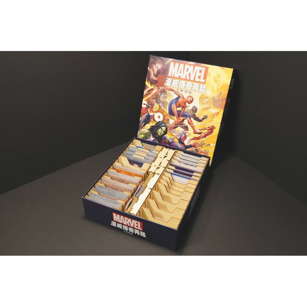 Marvel 玩具與電玩推薦到【桃園桌遊家】漫威傳奇再起 Marvel Champions 桌遊收納盒【免膠組裝】【烏鴉盒子收納盒】就在桃園桌遊家推薦Marvel 玩具與電玩