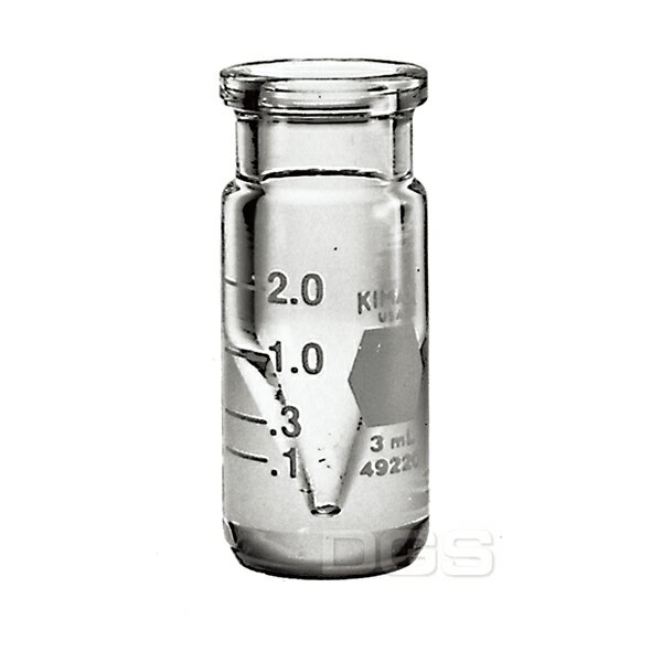 《KIMBLE》微量樣本瓶 具刻度 Micro-Vial, Aluminum Seal, without Closure, Graduated
