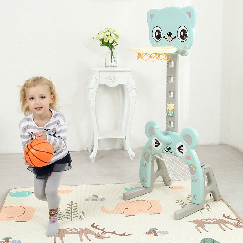 兒童籃球架可升降室內寶寶玩具球1-2-3-6周歲男孩家用投籃框架子
