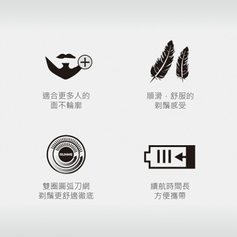 【KINYO】雙刀頭充電式刮鬍刀 (KS) USB充電 2D刀頭  | 旅遊 隨行  禮物 父親節 88節 3