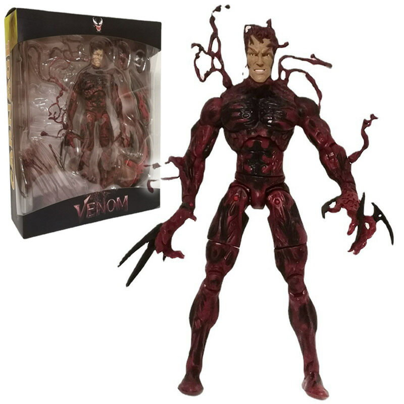 楓林宜居 超凡蜘蛛俠 毒液2 屠殺 Venom 致命守護者 超可動手辦模型7寸盒裝