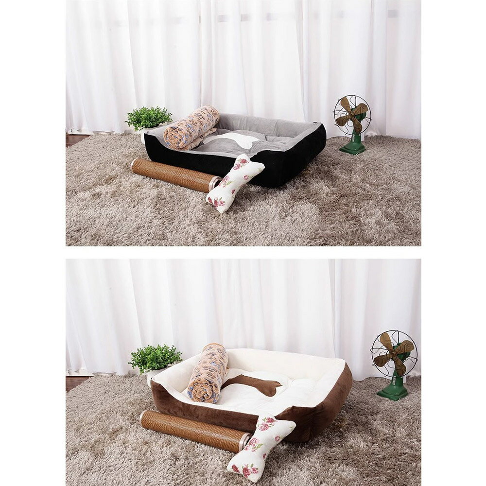 [現貨]寵物窩 狗狗墊 狗狗床墊 寵物睡墊 狗墊 寵物墊 寵物床墊狗床墊 寵物床 狗窩 小骨頭柔軟床墊寵物窩 9