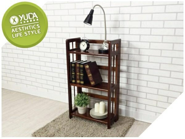 【YUDA】現代簡約 日式禪風 復古懷舊 實木 空間利用 簡易 收納 書架/書櫃