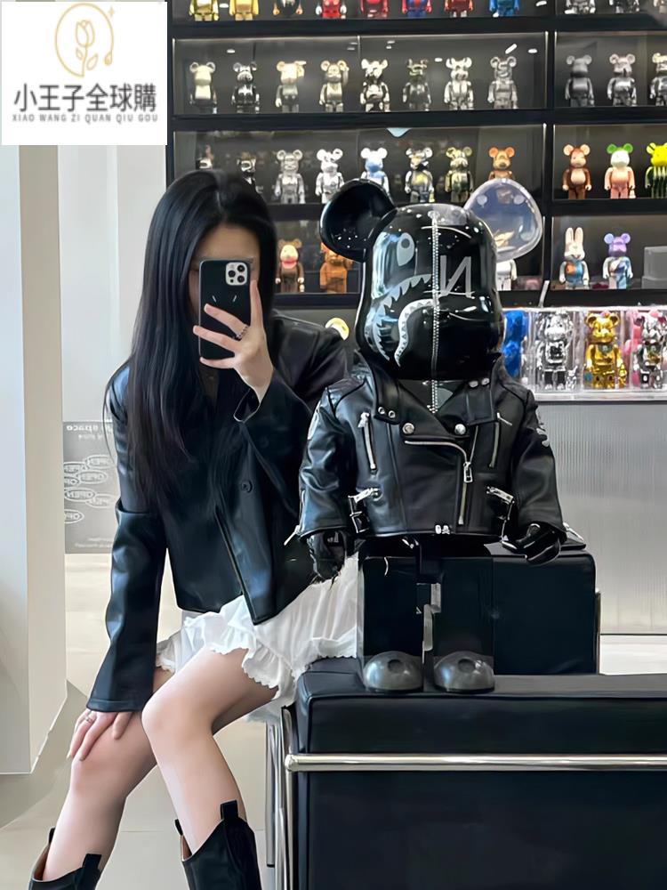 【公司現貨速發】免運 開發票Bearbrick NBHD三方聯名黑武士暴力熊大號擺件客廳積木熊潮玩公仔