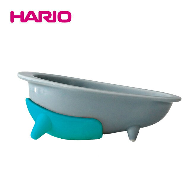 《HARIO》長嘴犬專用天空藍磁碗150ml PTS-WP-BGR 贈迷你手工點心模型POKS-1一組