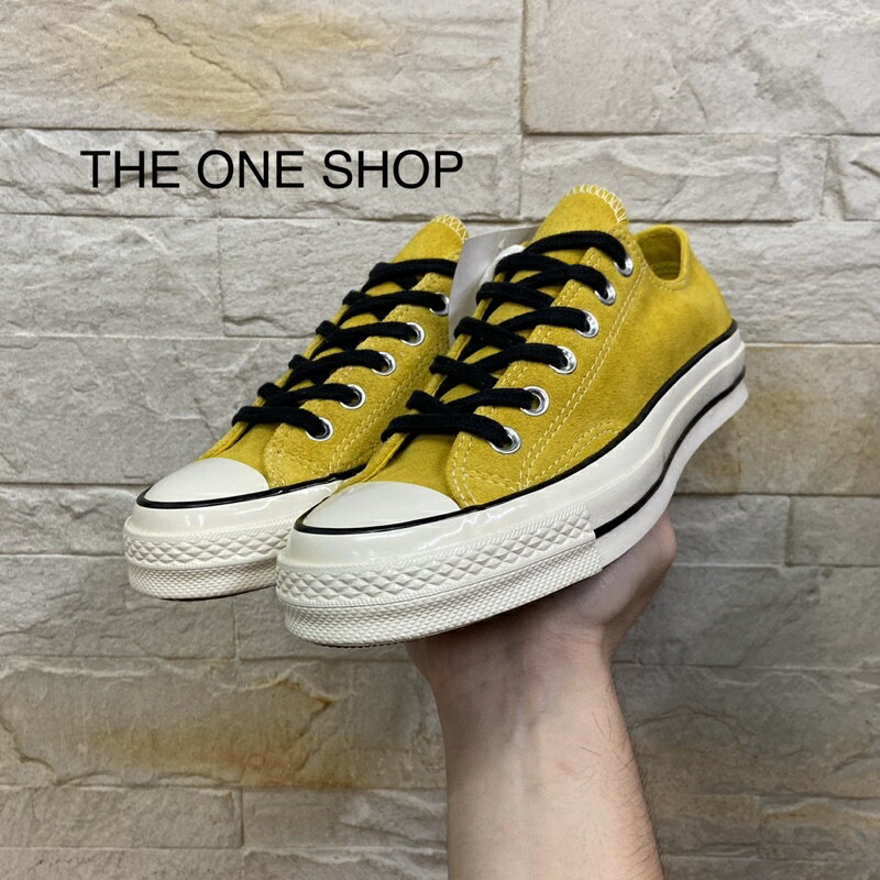 TheOneShop Converse 1970s 70s 麂皮 低筒 黃色 三星標 復刻 帆布鞋 163760C 3
