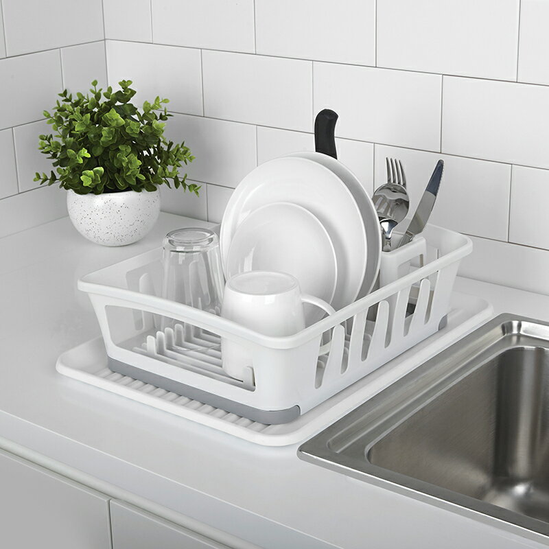 umbra碗碟架廚房抽屜收納置物架水池水槽簡約瀝水籃餐具盒盤子架