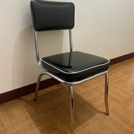 （DIY創意生活大師）黑、白、紅日式高亮餐椅 台灣製 (43x55x83)cm