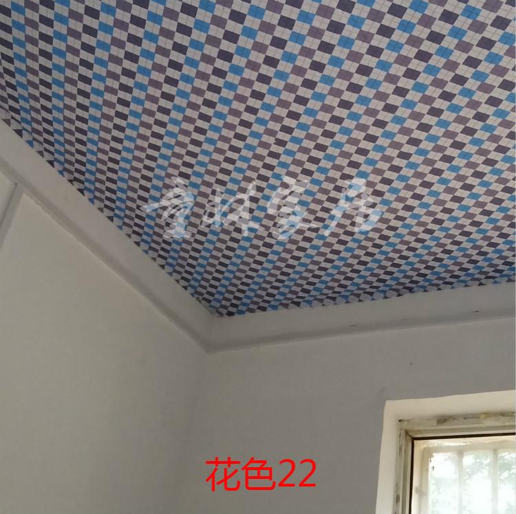 天花板吊頂遮擋布防水農村瓦房簡易幾何隔熱大布布料保暖印染布子
