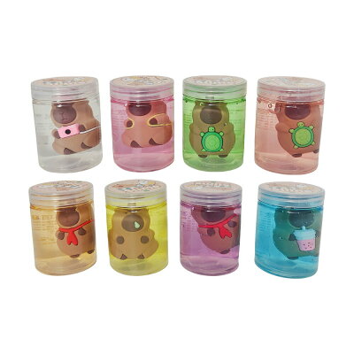 卡皮巴拉 吊飾公仔史萊姆(款式隨機出貨)【九乘九購物網】