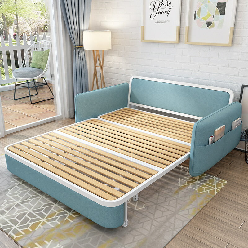 工廠折疊沙發床兩用網紅sofa bed小額布藝拆洗折疊沙發床