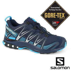 【SALOMON 法國】男GTX運動健行鞋『海軍藍/夏威夷藍/深鐵灰』39332