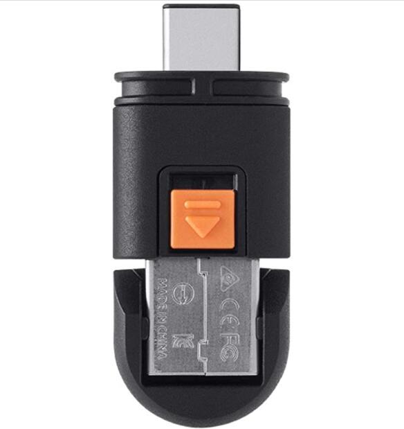 [3美國直購] Monoprice USB Type C MicroSD Reader 記憶卡讀卡機 Dual Mode, Plug Into Any USB 2.0, 3.0, or 3.1 Port