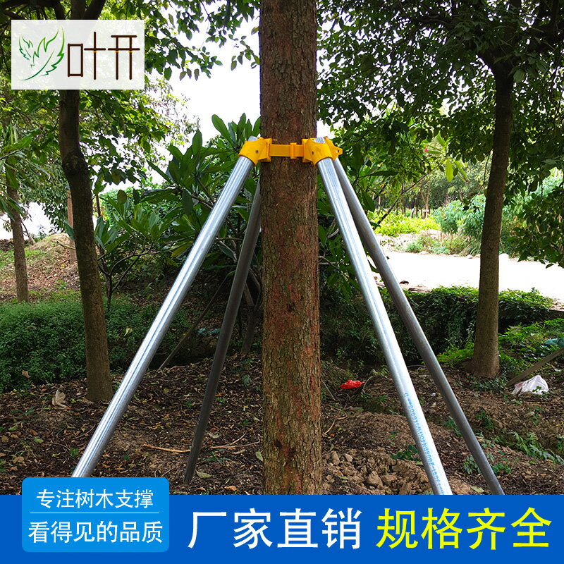 鍍鋅鋼管樹木支撐架桿塑料套杯固定器園林綠化防風支撐桿