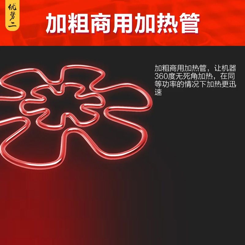 可打統編 艾士奇華夫餅機商用擺地攤鑄鐵小型電熱華夫爐單頭旋轉餅格子餅機 6