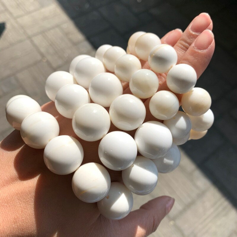 Sweet Heart 田芯開運精選 💯 天然 硨磲 霸氣款 無優化 手珠 手鍊 佛教聖物 消災解厄 逢凶化吉 7