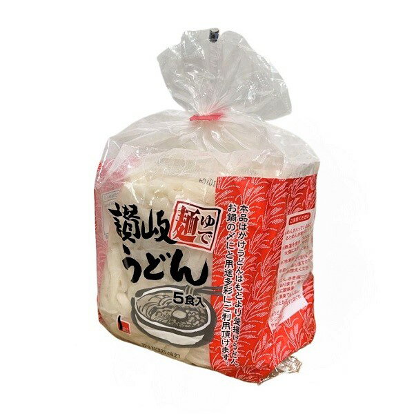 【江戶物語】Sanuki 麵心 讚岐烏龍麵 5食入 900g 拉麵 生麵條 香川 生烏龍麵 業務用 日本原裝 日本進口